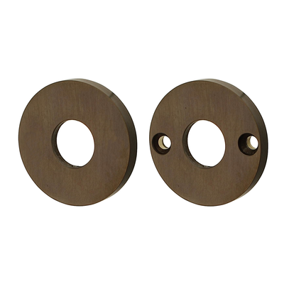 T&uuml;rdr&uuml;ckerrosette aus Messing, typische Form | braun
