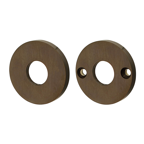 T&uuml;rdr&uuml;ckerrosette aus Messing, typische Form | braun