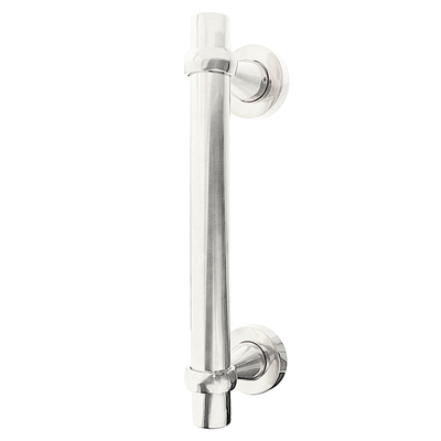 Stoßgriff N5191 Messing vernickelt hochglanz poliert 250 mm - Ventano Beschläge