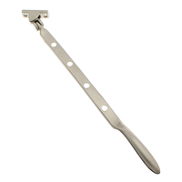 Fensterfeststeller NM7861 Messing matt vernickelt - 315 mm