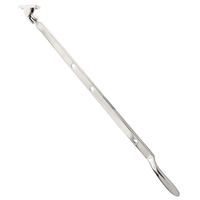Fensterfeststeller N7862 Messing vernickelt poliert - 460 mm