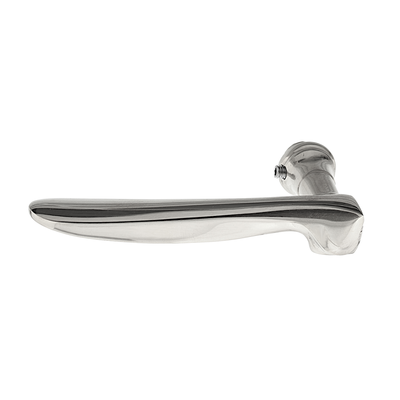 Türdrücker aus Messing - Jugendstil - fließende Linien, mittelgroße Türklinke