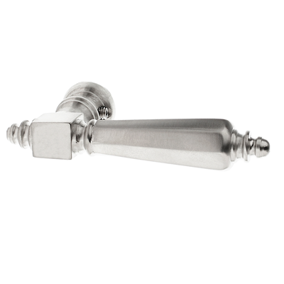 T&uuml;rklinke aus Messing, Alpenl&auml;ndisch - konische Form | silber