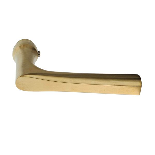 T&uuml;rdr&uuml;cker Art Deco patiniert | ergonomische Form in matt gold