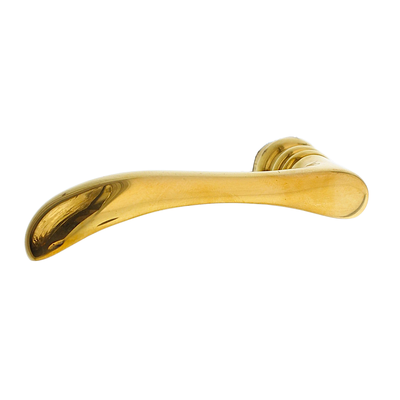 T&uuml;rdr&uuml;cker poliert aus Messing gold ergonomische Form