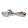 Alpenl&auml;ndischer T&uuml;rgriff aus Messing - typische Form - silber