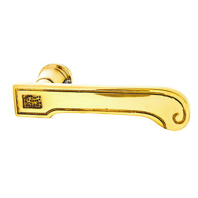 Messing T&uuml;rdr&uuml;cker poliert in gold