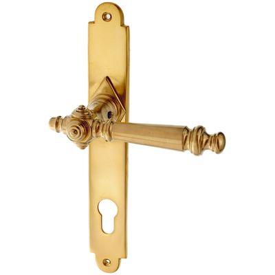 Gründerzeit aus Messing - elegantes Design - matt gold