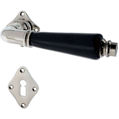 Zimmertürgarnitur Folkward hochglanz vernickelt