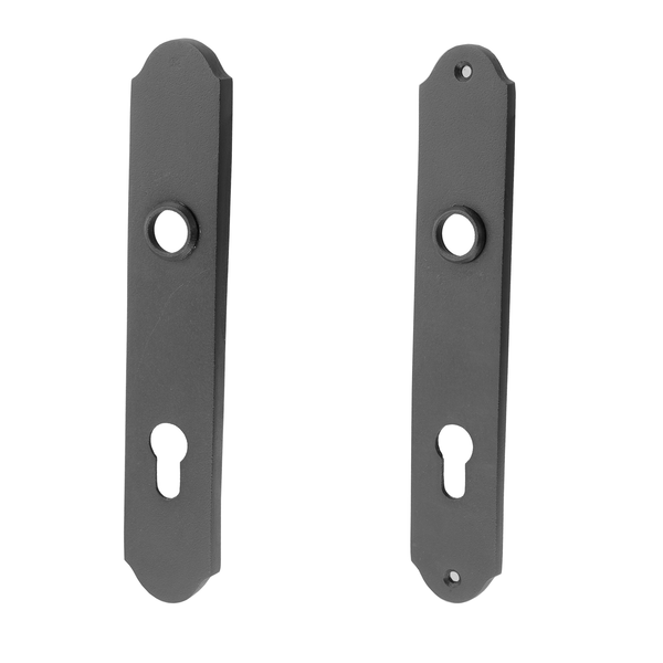 Schutzbeschlag elegantes Design schwarz Modell Langschild-Set MS1203SET-PZ92