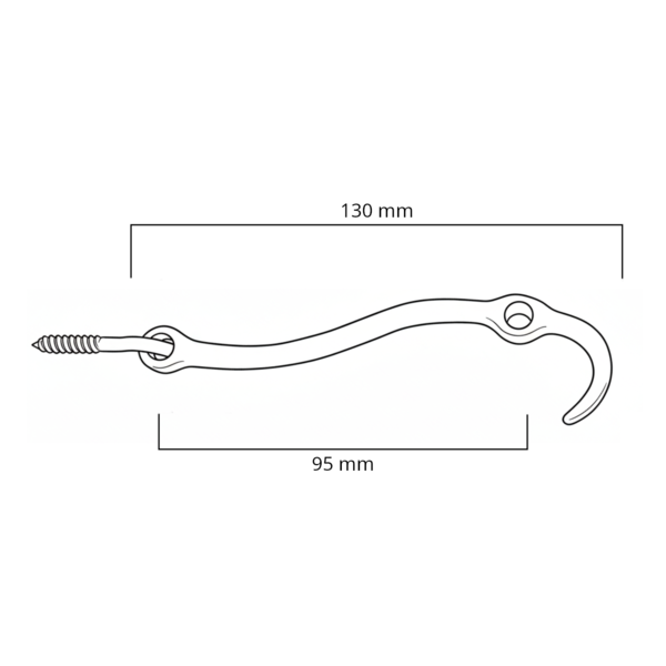 Sturmhaken mit Ringschraube