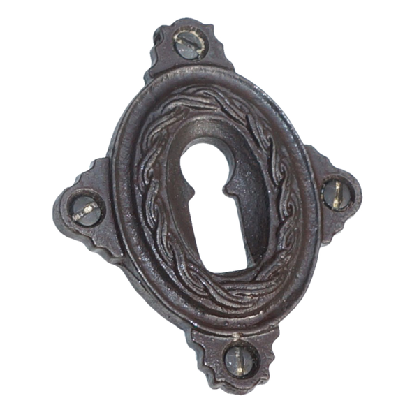 Rosette aus Eisen mit BB Schl&uuml;sselloch