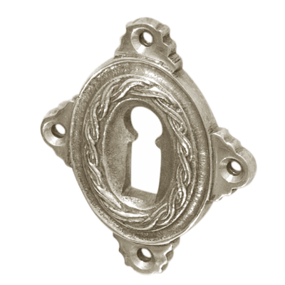 Rosette mit Buntbart Schl&uuml;sselloch N4711BB