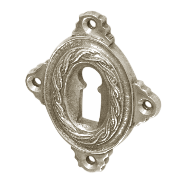 Rosette mit Buntbart Schl&uuml;sselloch N4711BB