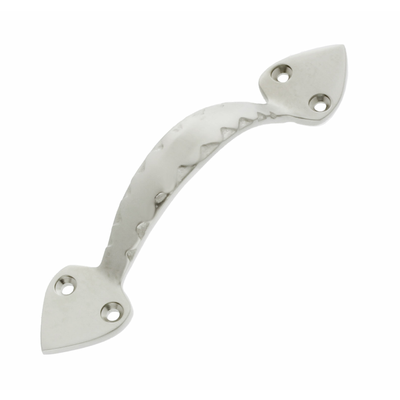 Griffschleife f&uuml;r antike M&ouml;bel matt vernickeltes Messing